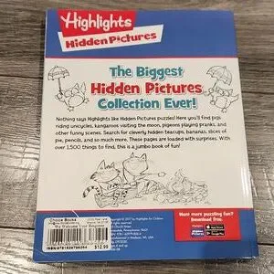 highlights | Other | Euc Highlights Hidden Pictures Jumbo Book Of ...